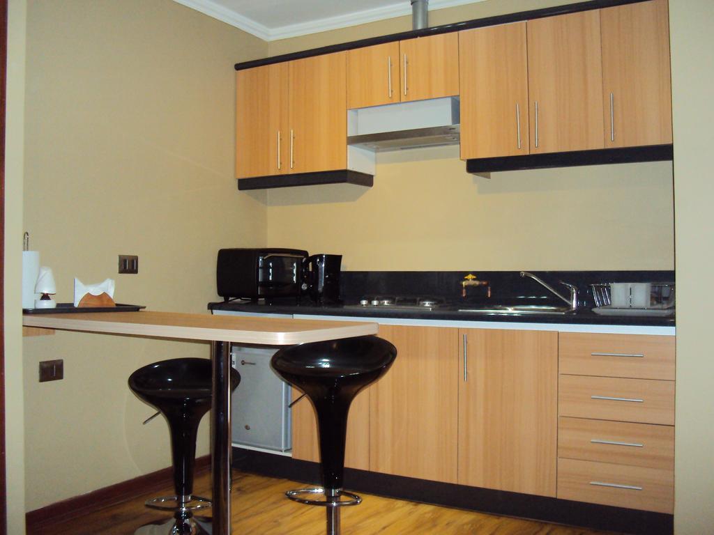 Chillán Apart Hotel Cancura חדר תמונה